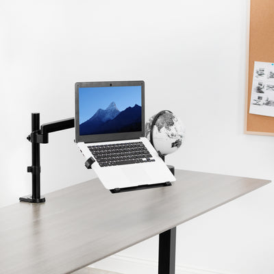 Pneumatic Arm Single Laptop Desk Mount