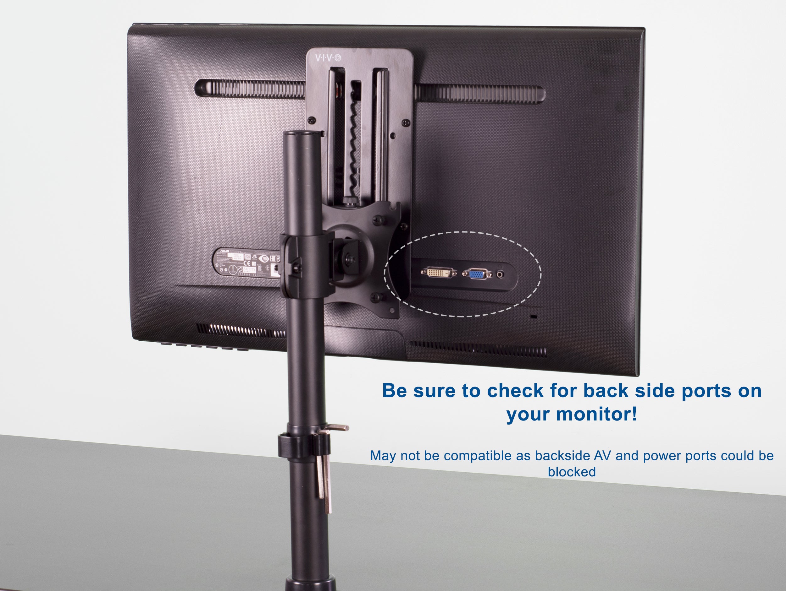 Durable Height Adjustable VESA Adapter